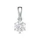 Подвеска декоративная из белого золота