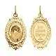Подвеска икона из красного золота