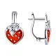 Серьги детские из серебра