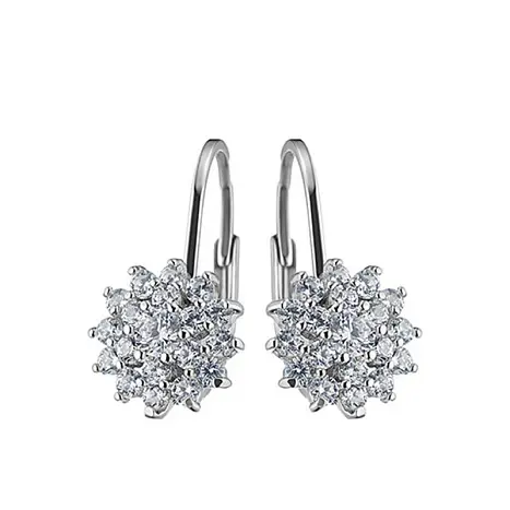 Серьги петельки из серебра