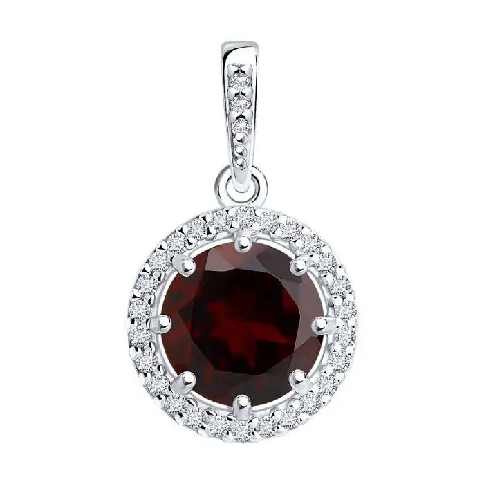 Подвеска декоративная из серебра