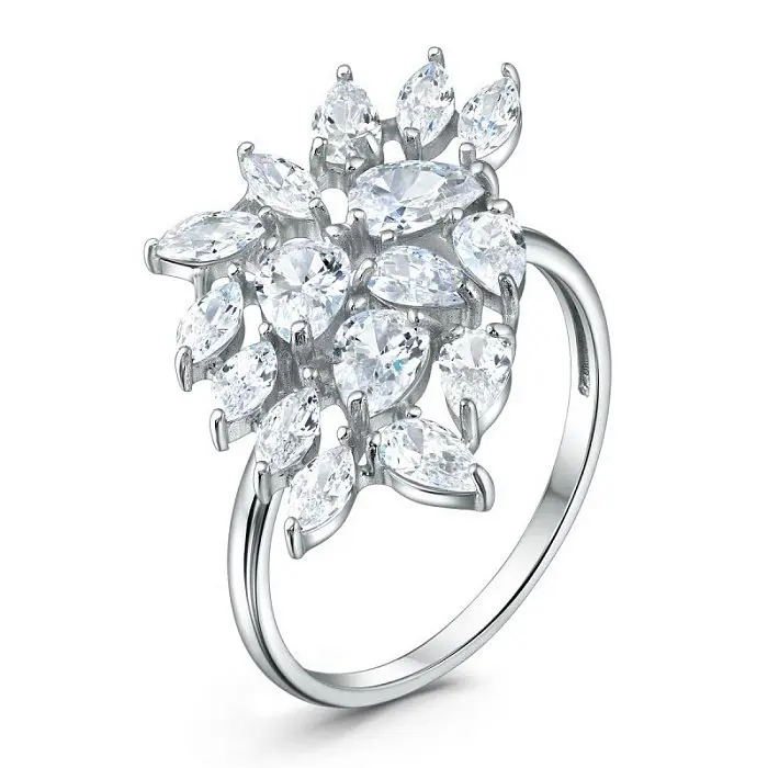 Кольцо декоративное из серебра