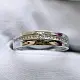 Кольцо декоративное из белого золота