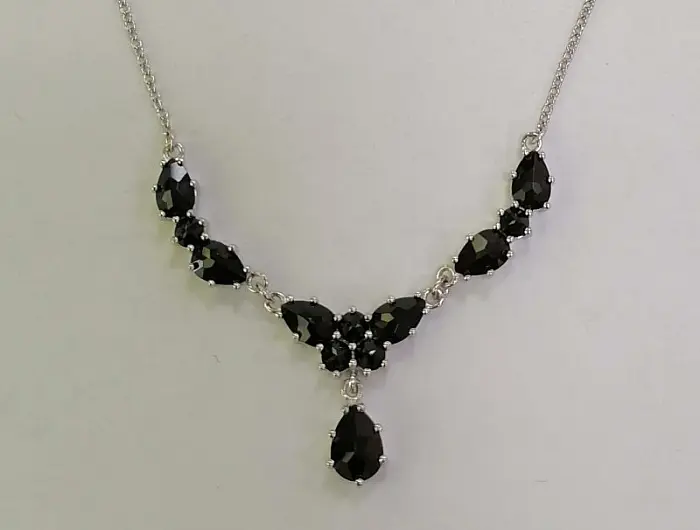 Цепь колье из серебра