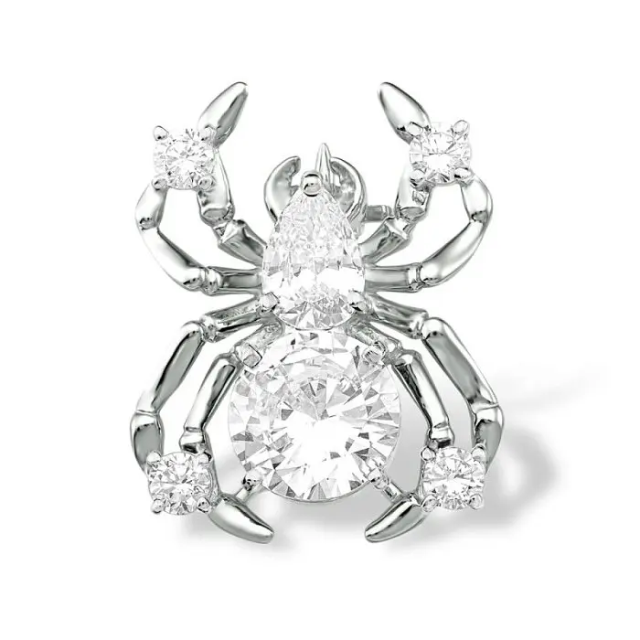 Брошь из серебра