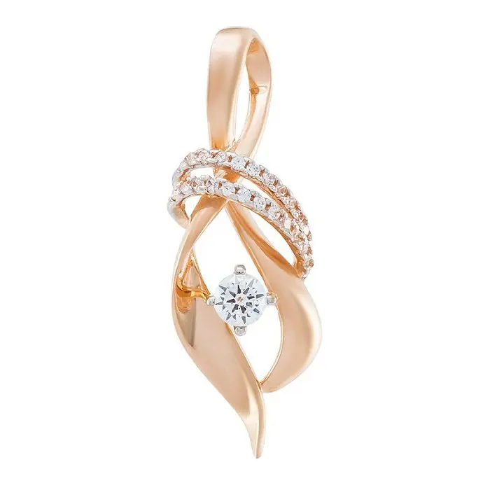 Подвеска декоративная из красного золота вид 1