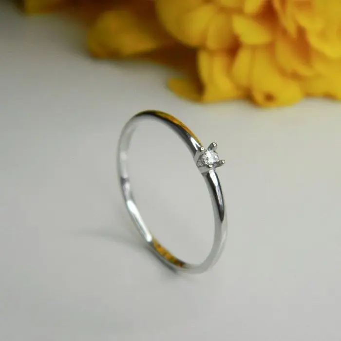 Кольцо декоративное из серебра