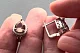 Серьги с английским замком из серебра