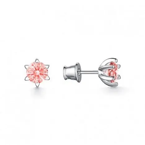 Серьги пуссеты из серебра