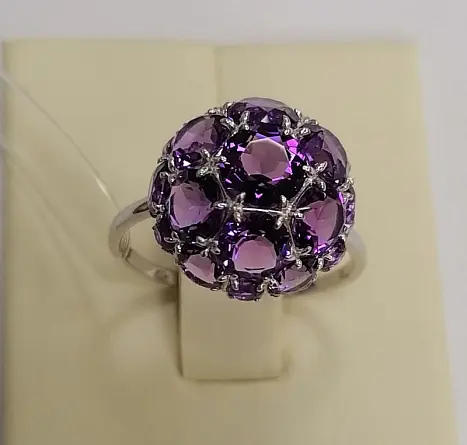 Кольцо декоративное из серебра
