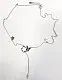 Цепь колье из серебра