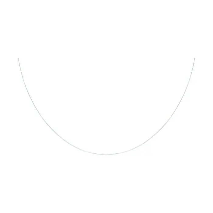 Цепь шнурок из серебра