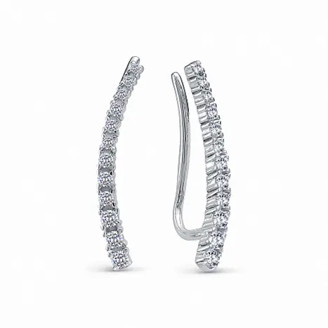 Серьги зажимы из серебра