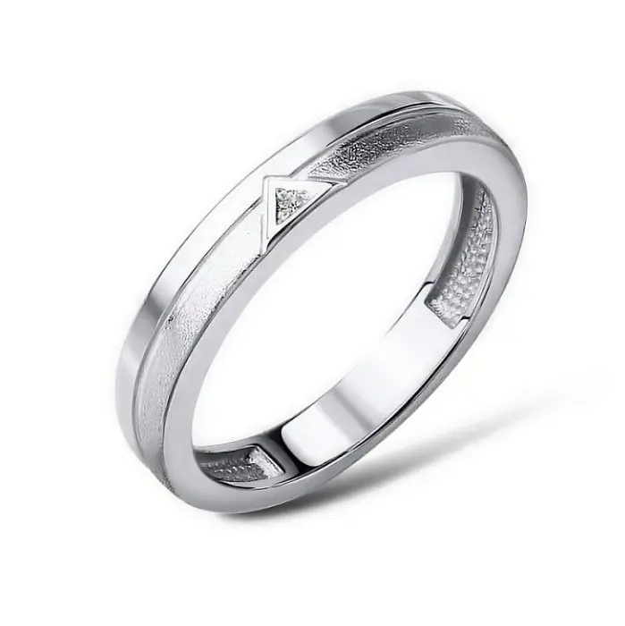 Кольцо декоративное из серебра