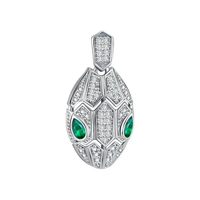 Подвеска декоративная из серебра вид 1