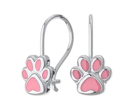 Серьги детские из серебра