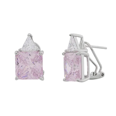 Серьги с английским замком из серебра