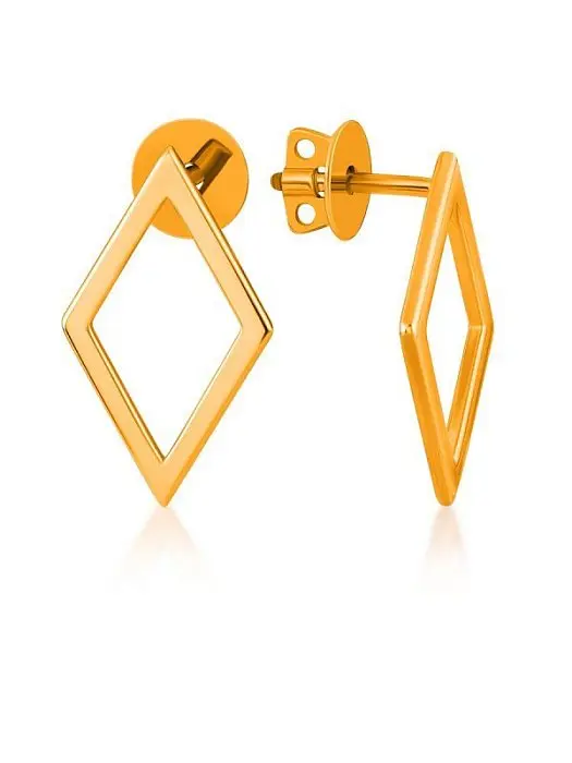 Серьги пуссеты из серебра