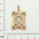 Подвеска мусульманская из красного золота
