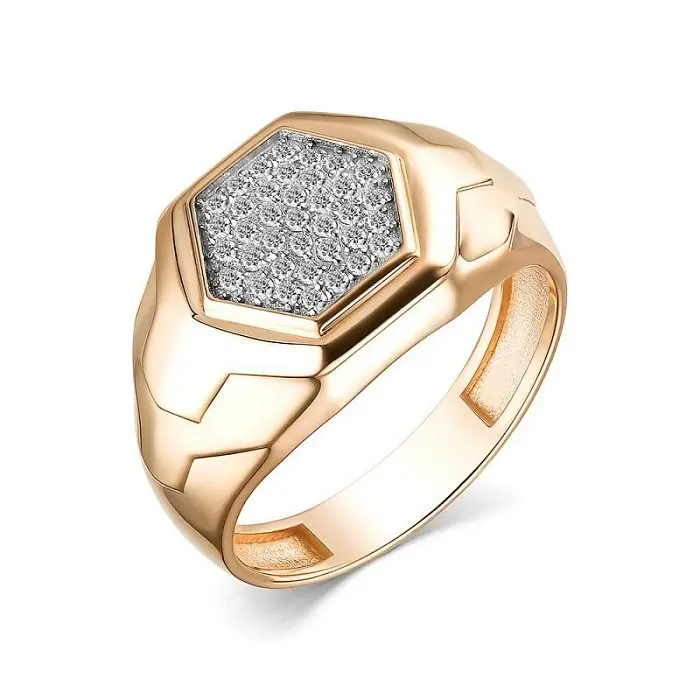 Печатка из красного золота