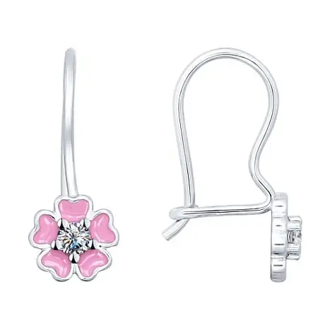 Серьги детские из серебра