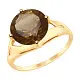 Кольцо декоративное из красного золота