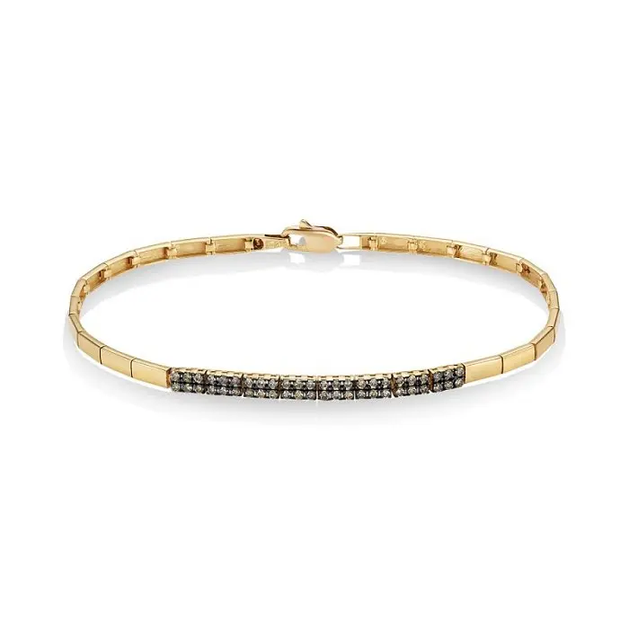 Браслет декоративный из красного золота