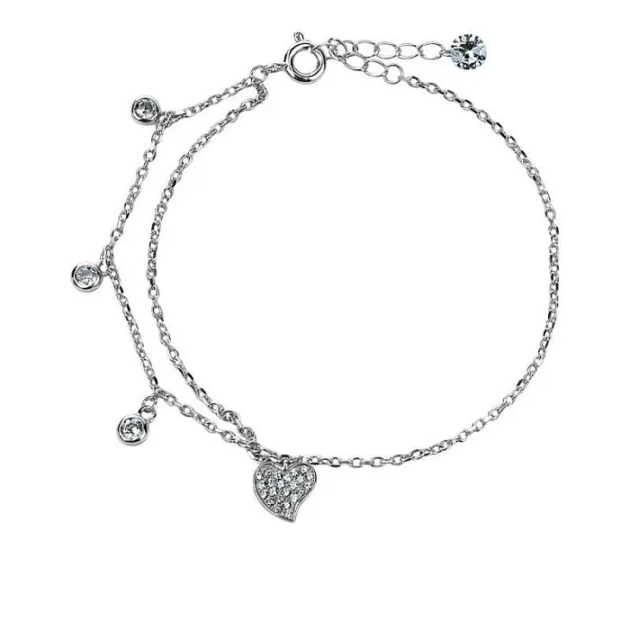 Браслет декоративный из серебра