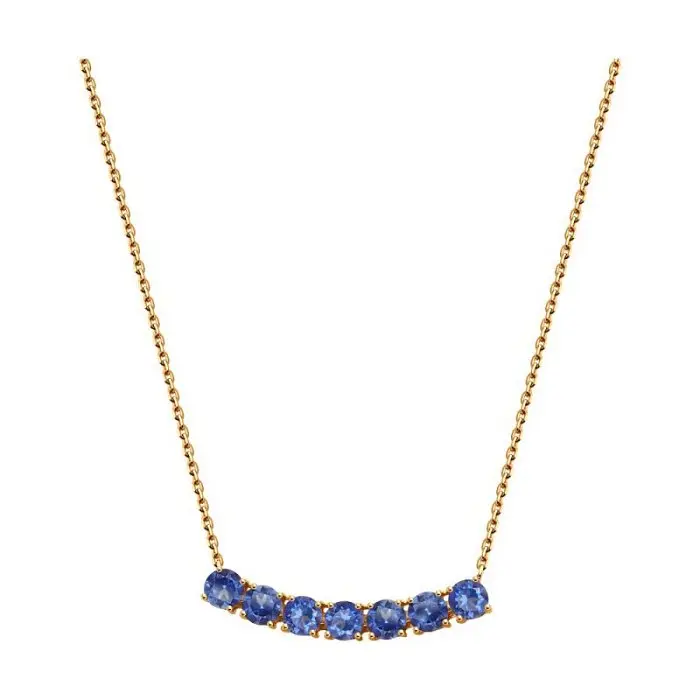 Цепь колье из красного золота