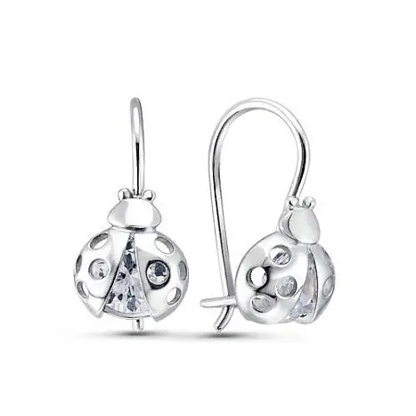 Серьги детские из серебра