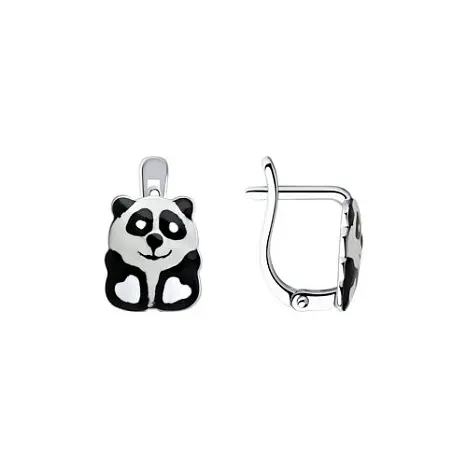 Серьги детские из серебра