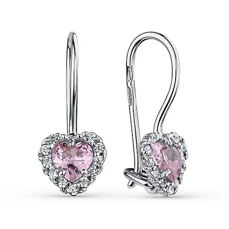 Серьги детские из серебра