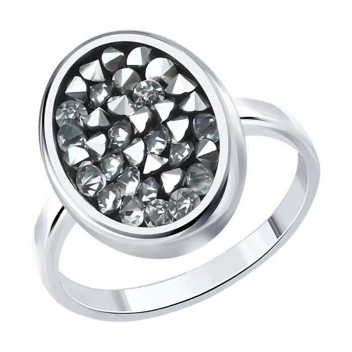 Кольцо декоративное из серебра