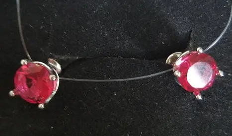 Серьги пуссеты из серебра