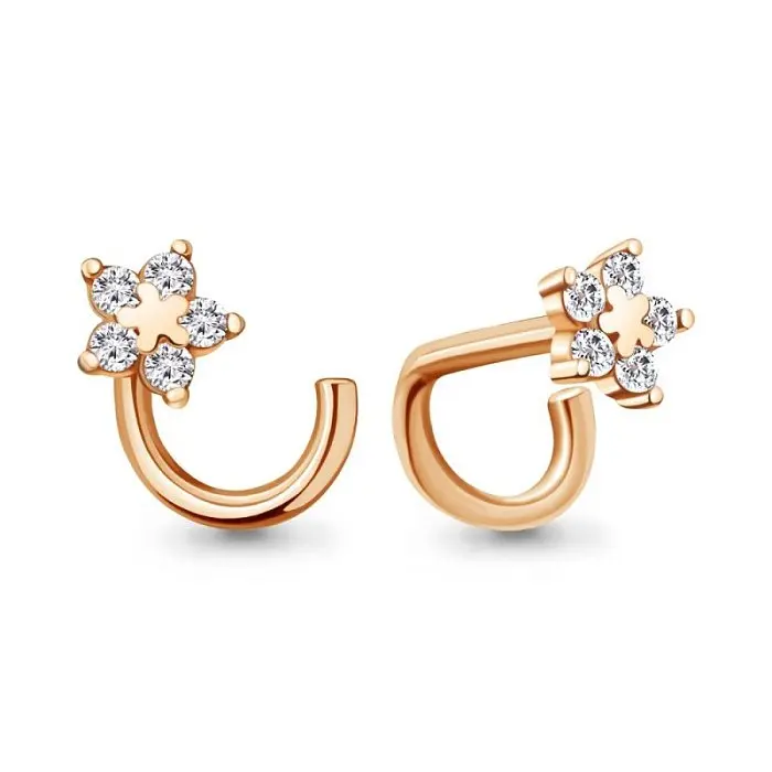 Пирсинг из красного золота