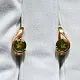 Серьги с английским замком из красного золота