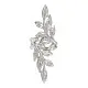 Серьги каффы из серебра