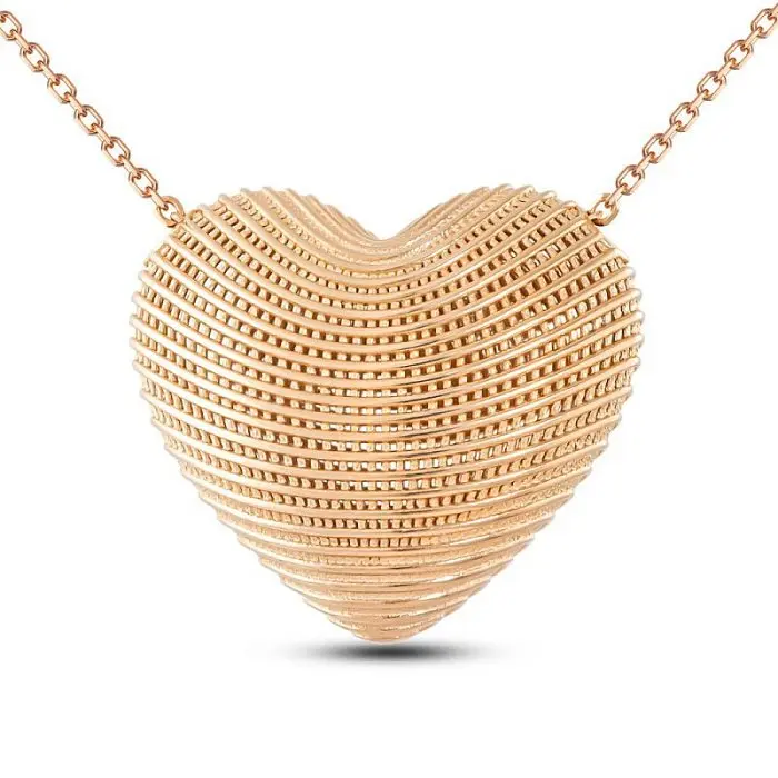 Подвеска декоративная из красного золота