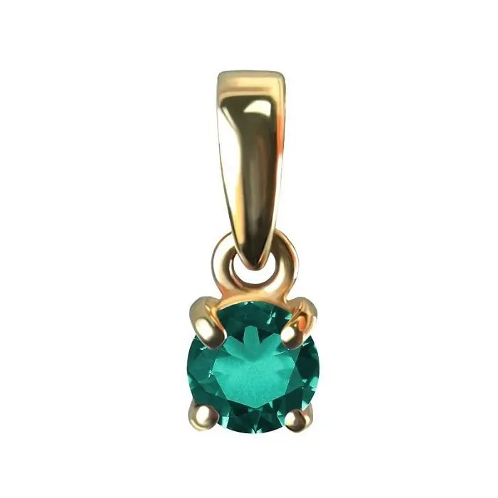 Подвеска декоративная из красного золота