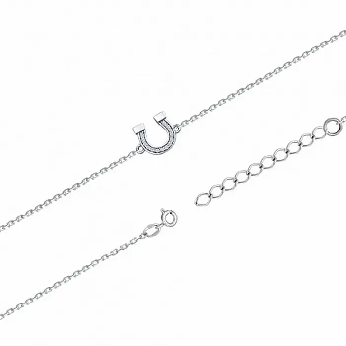 Браслет декоративный из серебра