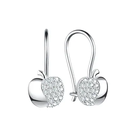 Серьги детские из серебра