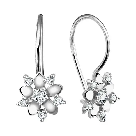 Серьги детские из серебра