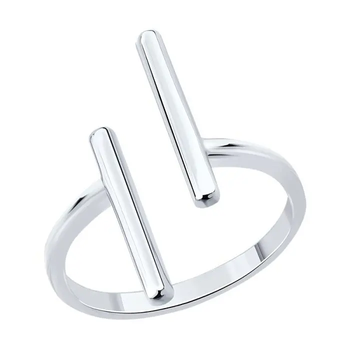 Кольцо декоративное из серебра