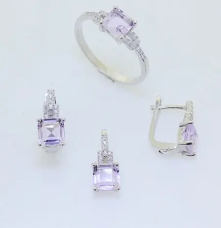 Кольцо декоративное из серебра