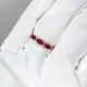 Кольцо декоративное из красного золота