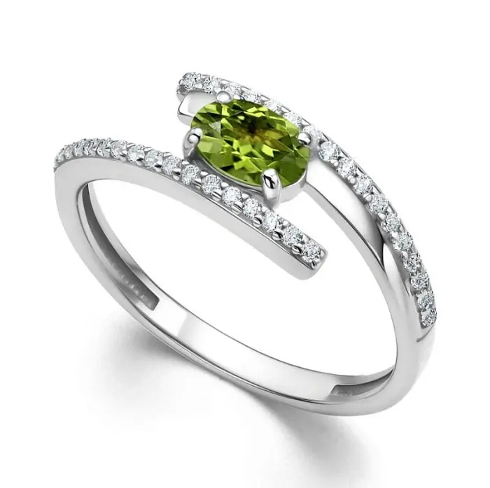 Кольцо декоративное из серебра