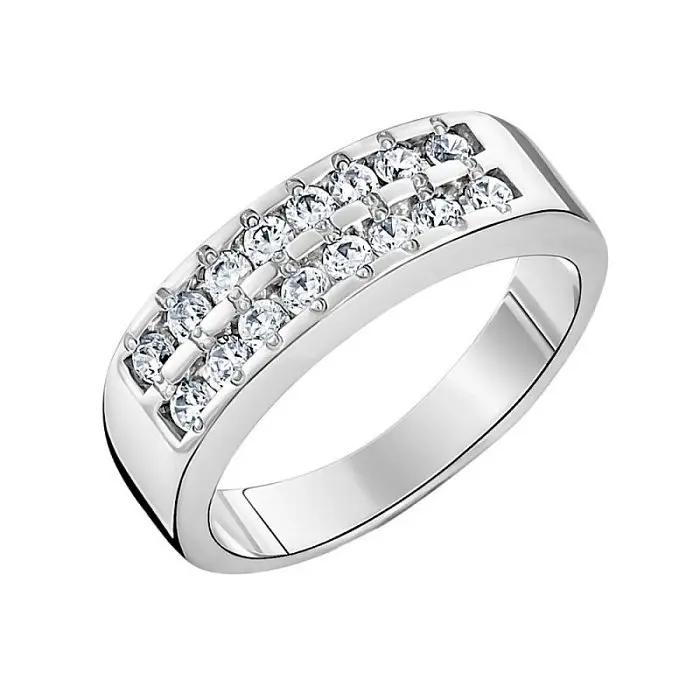 Кольцо декоративное из серебра