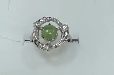 Кольцо декоративное из серебра