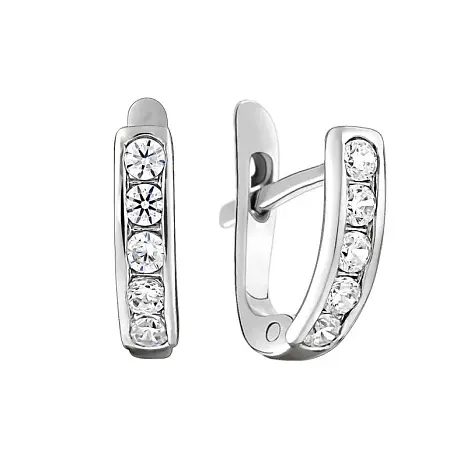Серьги детские из серебра