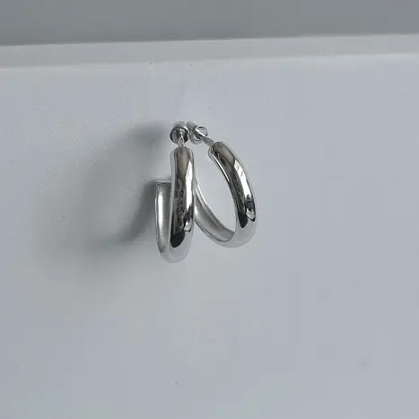 Серьги пуссеты из серебра
